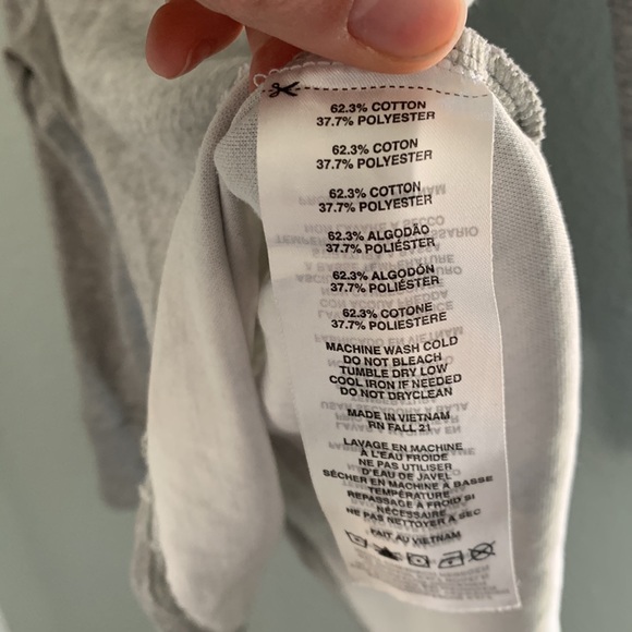 Topo Designs Grey Thermal Tech Knit Long Sleeve Tee - Picture 6 of 6